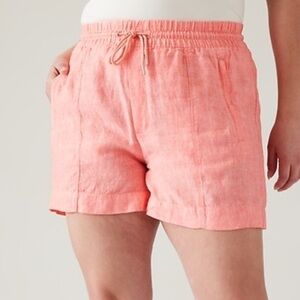 Athleta High Waist Shorts - Peach